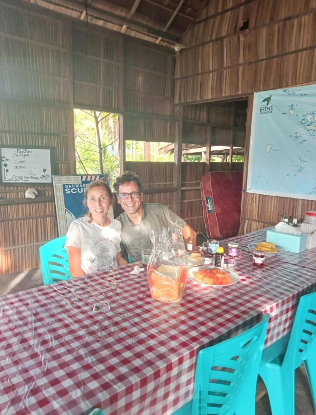 Bruno Raja Ampat Homestay Pulau Mansuar Exterior photo